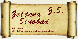Željana Sinobad vizit kartica
